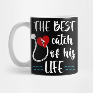 The Best cacth of His Life Fishing Life Gift For Men Mug